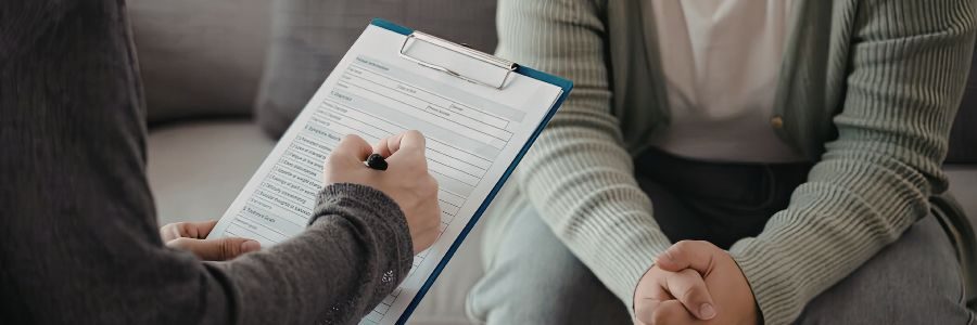 Washington commercial driver completing DISA return to duty process evaluation with SAP